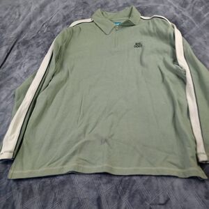 Vintage BIG DOGS 1/2 Zip Collared Mens‎ Pullover Shirt Sz XL 100% Cotton NWT